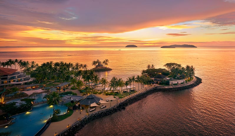 Shangri-La’s Tanjung Aru Resort & Spa-Aerial View1